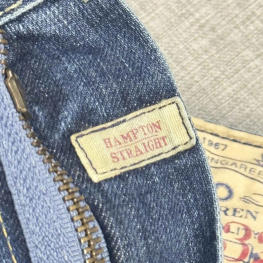 Polo‎ Ralph Lauren Hampton Straight Jeans Mens 40x32 Blue Medium Wash Denim
